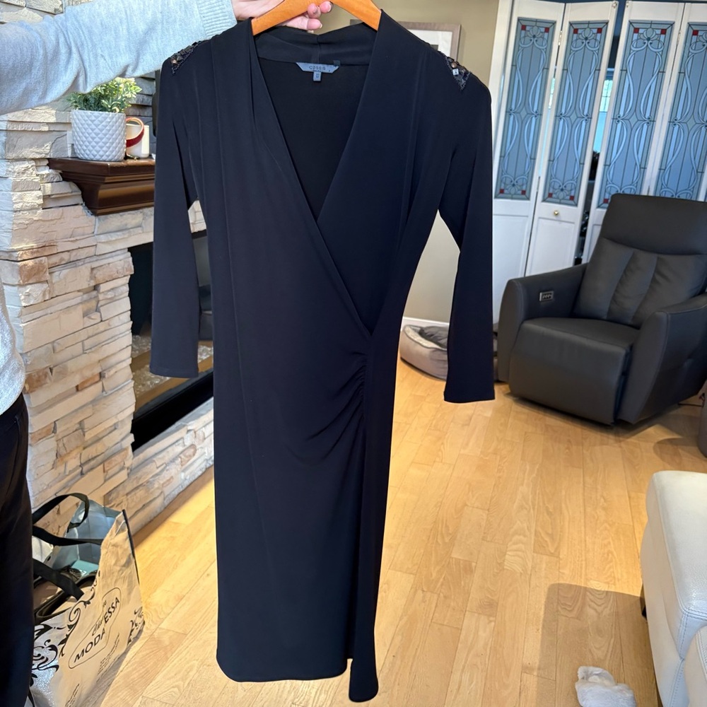 Chic Black Long Sleeve Dress